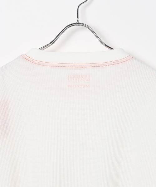 UNIVERSAL OVERALL(ユニバーサルオーバーオール)の「UNIVERSAL OVERAL/サーマルパックTシャツ/一部店舗限定/634913(Tシャツ/カットソー・メンズ・ホワイト/ブラック・LARGE/MEDIUM)」の12枚目の写真