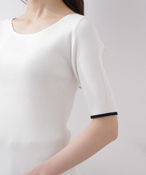 PROPORTION BODY DRESSING（プロポーションボディドレッシング）の「バイカラーアンサンブル / 1216170212（アンサンブル・レディース・ピンク/ホワイト系その他/ブラック・MEDIUM/SMALL）」の14枚目の写真