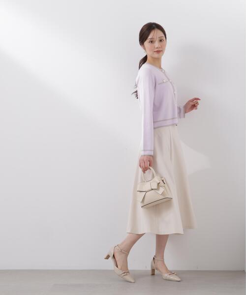 PROPORTION BODY DRESSING（プロポーションボディドレッシング）の「バイカラーアンサンブル / 1216170212（アンサンブル・レディース・ピンク/ホワイト系その他/ブラック・MEDIUM/SMALL）」の8枚目の写真