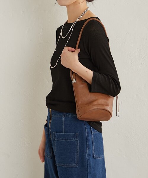 Omekashi(オメカシ)の「コットンテレコプルオーバー(Tシャツ/カットソー・レディース・ブラック/オフホワイト/ピンク・FREE)」の18枚目の写真