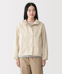 婦人　撥水ＵＶカットポケッタブルフードジャケット