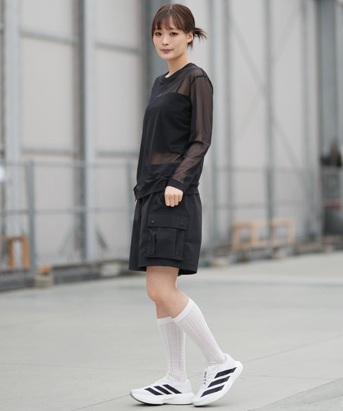 adidas（アディダス）の「adidas/アディダス W STADIUM C ウーブンカーゴＨＰ DK863（その他パンツ・レディース・ブラック/ベージュ・L/M）」の17枚目の写真