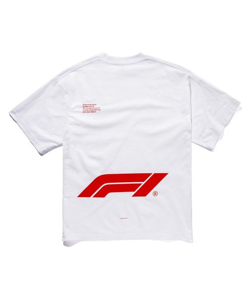 FORMULA 1（フォーミュラワン）の「Big F1 Logo T-shirt（Tシャツ/カットソー・メンズ・ブラック/ホワイト×レッド/ホワイト・X-LARGE/LARGE/MEDIUM/SMALL）」の2枚目の写真