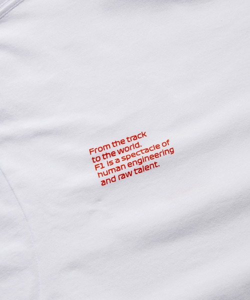 FORMULA 1（フォーミュラワン）の「Big F1 Logo T-shirt（Tシャツ/カットソー・メンズ・ブラック/ホワイト×レッド/ホワイト・X-LARGE/LARGE/MEDIUM/SMALL）」の5枚目の写真