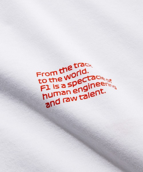FORMULA 1（フォーミュラワン）の「Big F1 Logo T-shirt（Tシャツ/カットソー・メンズ・ブラック/ホワイト×レッド/ホワイト・X-LARGE/LARGE/MEDIUM/SMALL）」の9枚目の写真