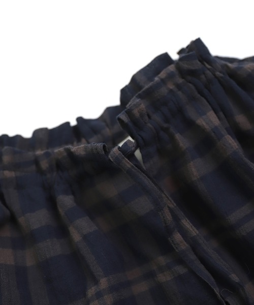 Brocante（ブロカント）の「[Brocante / ブロカント] ボイルローンチェック カプシャツ（シャツ/ブラウス・レディース・ネイビー系/グレー系その他・2）」の8枚目の写真