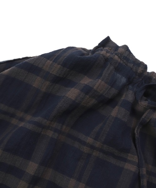 Brocante（ブロカント）の「[Brocante / ブロカント] ボイルローンチェック カプシャツ（シャツ/ブラウス・レディース・ネイビー系/グレー系その他・2）」の9枚目の写真