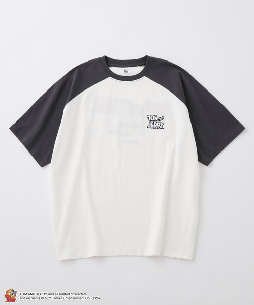 Tom&Jerry(トムアンドジェリー)の「【TOM and JERRY】別注 ヴィンテージデザイン プリント 刺繍 オーバーサイズ 半袖Tシャツ(Tシャツ/カットソー・レディース・ワイン系/オフホワイト/ネイビー/スミクロ/ブラック系・L/M)」の9枚目の写真