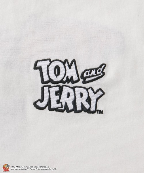 Tom&Jerry(トムアンドジェリー)の「【TOM and JERRY】別注 ヴィンテージデザイン プリント 刺繍 オーバーサイズ 半袖Tシャツ(Tシャツ/カットソー・レディース・ワイン系/オフホワイト/ネイビー/スミクロ/ブラック系・L/M)」の17枚目の写真