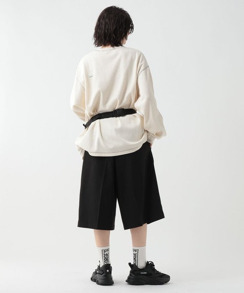 GEORGE'S(ジョージズ)の「ウォッシュハニカムロンT(Tシャツ/カットソー・メンズ・スミクロ/オフホワイト・MEDIUM/LARGE)」の6枚目の写真