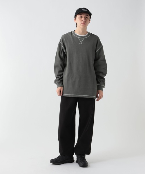 GEORGE'S(ジョージズ)の「ウォッシュハニカムロンT(Tシャツ/カットソー・メンズ・スミクロ/オフホワイト・MEDIUM/LARGE)」の14枚目の写真
