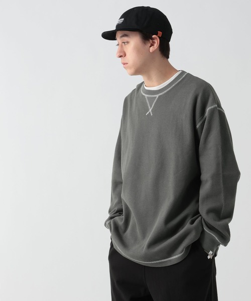 GEORGE'S(ジョージズ)の「ウォッシュハニカムロンT(Tシャツ/カットソー・メンズ・スミクロ/オフホワイト・MEDIUM/LARGE)」の19枚目の写真