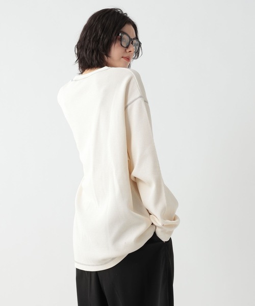 GEORGE'S(ジョージズ)の「ウォッシュハニカムロンT(Tシャツ/カットソー・メンズ・スミクロ/オフホワイト・MEDIUM/LARGE)」の10枚目の写真