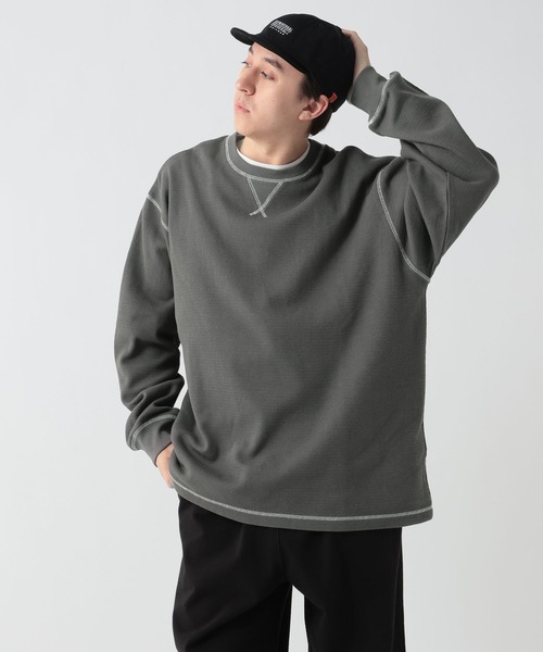 GEORGE'S(ジョージズ)の「ウォッシュハニカムロンT(Tシャツ/カットソー・メンズ・スミクロ/オフホワイト・MEDIUM/LARGE)」の22枚目の写真