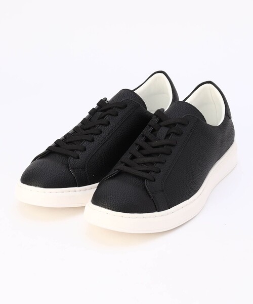 MONSIEUR NICOLE（ムッシュニコル）の「レザースニーカー（スニーカー・メンズ・ブラック/ホワイト・25.5cm/27.5cm/26.5cm）」の2枚目の写真