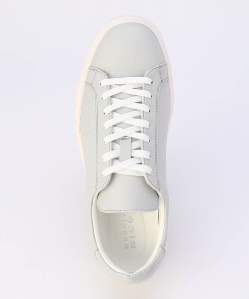 MONSIEUR NICOLE（ムッシュニコル）の「レザースニーカー（スニーカー・メンズ・ブラック/ホワイト・25.5cm/27.5cm/26.5cm）」の8枚目の写真