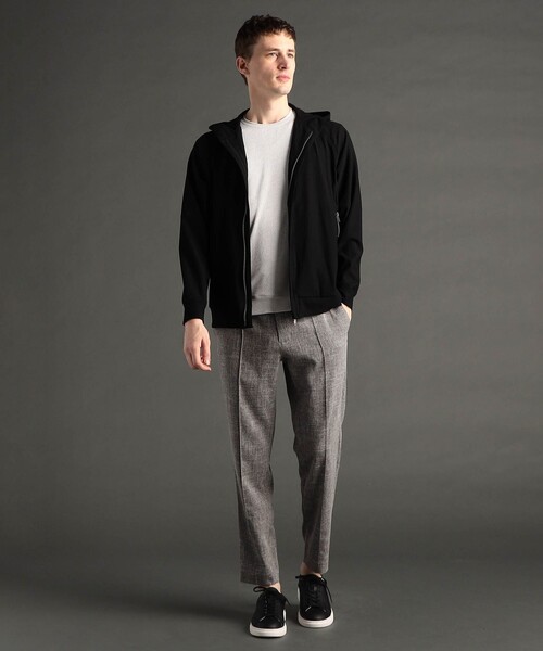 MONSIEUR NICOLE（ムッシュニコル）の「レザースニーカー（スニーカー・メンズ・ブラック/ホワイト・25.5cm/27.5cm/26.5cm）」の4枚目の写真