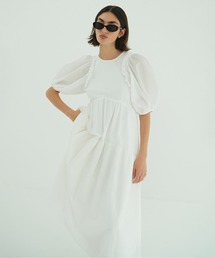 FLOWER PRINT FLARE ONEPIECE（ワンピース）｜CLANE（クラネ）の