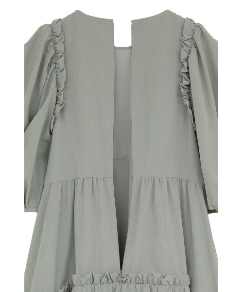 BUBBLE FRILL ONEPIECE（ワンピース）｜CLANE（クラネ）のファッション