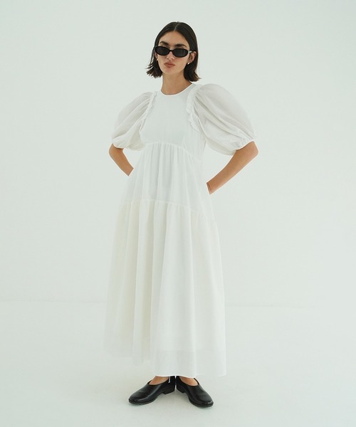 セール】BUBBLE FRILL ONEPIECE（ワンピース）｜CLANE（クラネ）の
