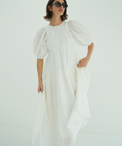 BUBBLE FRILL ONEPIECE（ワンピース）｜CLANE（クラネ）のファッション