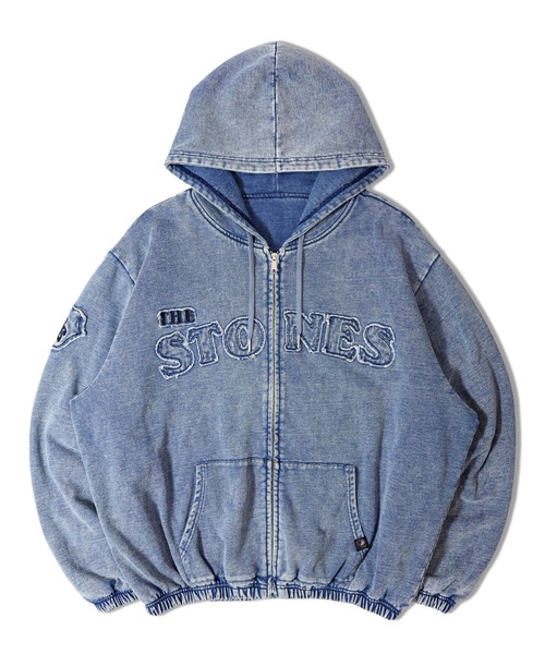 JACKROSE(ジャックローズ)の「B-TRS-エンボス加工・カットデニムJKT(デニムジャケット・メンズ・ブラック/インディゴブルー・M/L)」の5枚目の写真