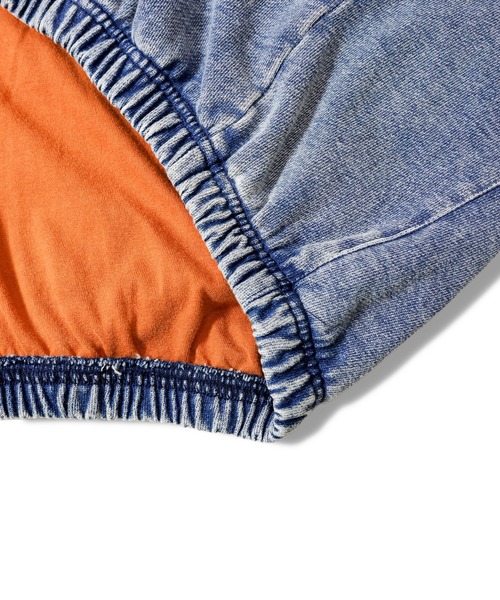 JACKROSE(ジャックローズ)の「B-TRS-エンボス加工・カットデニムJKT(デニムジャケット・メンズ・ブラック/インディゴブルー・M/L)」の11枚目の写真