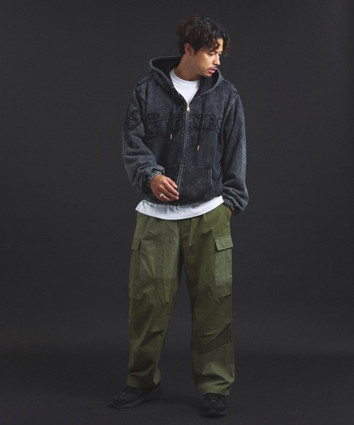 JACKROSE(ジャックローズ)の「B-TRS-エンボス加工・カットデニムJKT(デニムジャケット・メンズ・ブラック/インディゴブルー・M/L)」の20枚目の写真