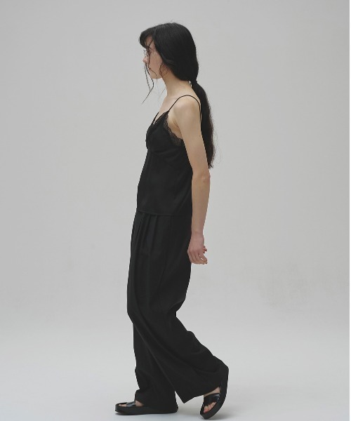 TODAYFUL(トゥデイフル)の「Satin Lace Camisole(キャミソール・レディース・ブラック/アイボリー/ミント・FREE)」の10枚目の写真