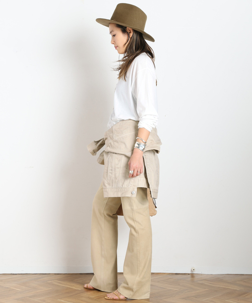 AP STUDIO（エーピーストゥディオ）の「【HAIKURE/ハイクル】STAR SHORT SUEDE（その他パンツ・レディース・ベージュ・26）」の9枚目の写真