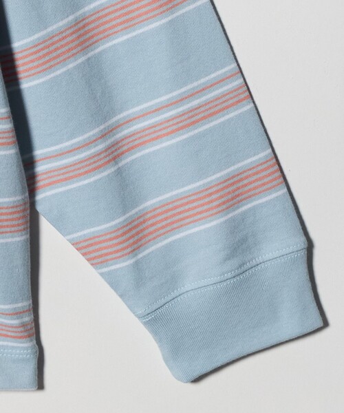 California General Store（California General Store）の「＜CGS.＞オーガニック コットン ロングスリーブ ボーダー Tシャツ（Tシャツ/カットソー・メンズ・ライトピンク/ライトグレー/ターコイズブルー系・L/M/XL/S）」の6枚目の写真