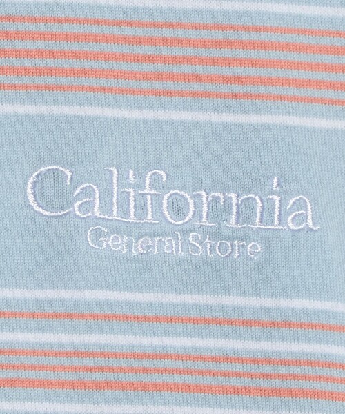 California General Store（California General Store）の「＜CGS.＞オーガニック コットン ロングスリーブ ボーダー Tシャツ（Tシャツ/カットソー・メンズ・ライトピンク/ライトグレー/ターコイズブルー系・L/M/XL/S）」の8枚目の写真