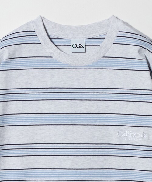 California General Store（California General Store）の「＜CGS.＞オーガニック コットン ロングスリーブ ボーダー Tシャツ（Tシャツ/カットソー・メンズ・ライトピンク/ライトグレー/ターコイズブルー系・L/M/XL/S）」の10枚目の写真