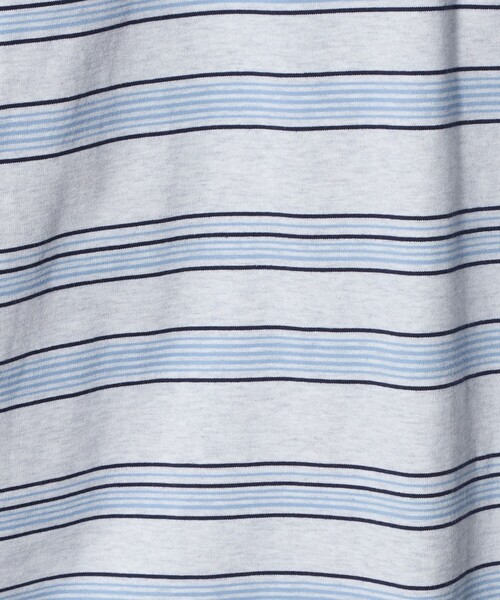 California General Store（California General Store）の「＜CGS.＞オーガニック コットン ロングスリーブ ボーダー Tシャツ（Tシャツ/カットソー・メンズ・ライトピンク/ライトグレー/ターコイズブルー系・L/M/XL/S）」の12枚目の写真