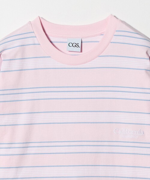 California General Store（California General Store）の「＜CGS.＞オーガニック コットン ロングスリーブ ボーダー Tシャツ（Tシャツ/カットソー・メンズ・ライトピンク/ライトグレー/ターコイズブルー系・L/M/XL/S）」の13枚目の写真