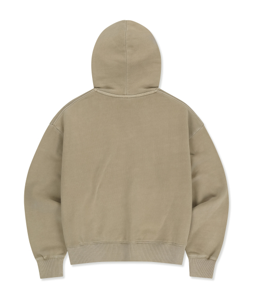 BROWNBREATH（ブラウンブレス）の「W PATCH CROP HOODIE - BEIGE（パーカー・レディース・その他・SMALL/MEDIUM）」の2枚目の写真
