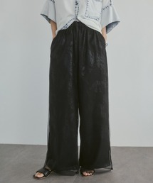 hunch（ハンチ）の「箔プリント チュールレイヤードパンツ（その他パンツ）」