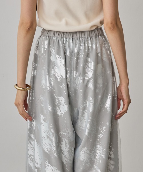 hunch（ハンチ）の「箔プリント チュールレイヤードパンツ（その他パンツ・レディース・ブルー系その他/ピンク系その他/ブラック系その他・FREE）」の22枚目の写真