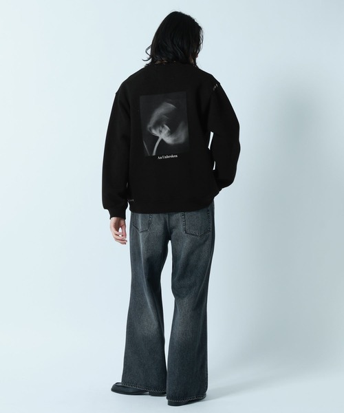 RAGEBLUE（レイジブルー）の「Flower Photo Hand Stitch Tech Sweat/フラワーフォトハンドステッチテックスウェット（スウェット・メンズ・ホワイト/ブルー/ブラック・LARGE/MEDIUM）」の13枚目の写真