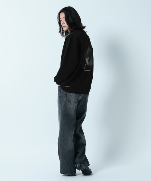 RAGEBLUE（レイジブルー）の「Flower Photo Hand Stitch Tech Sweat/フラワーフォトハンドステッチテックスウェット（スウェット・メンズ・ホワイト/ブルー/ブラック・LARGE/MEDIUM）」の14枚目の写真