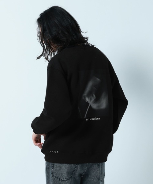 RAGEBLUE（レイジブルー）の「Flower Photo Hand Stitch Tech Sweat/フラワーフォトハンドステッチテックスウェット（スウェット・メンズ・ホワイト/ブルー/ブラック・LARGE/MEDIUM）」の17枚目の写真