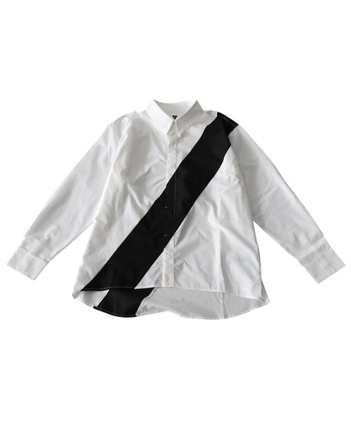 antiqua（アンティカ）の「TASUKI SHIRT　タスキシャツ（シャツ/ブラウス・メンズ・ホワイト/ブラック・P/R）」の22枚目の写真