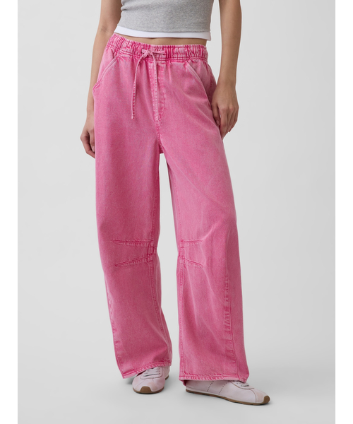 GAP(ギャップ)の「ミッドライズ ウルトラソフト ホースシューデニム(デニムパンツ・レディース・ピンク・S/XS/XXS/L/M)」の7枚目の写真