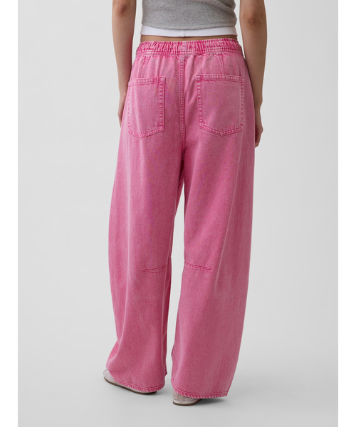 GAP(ギャップ)の「ミッドライズ ウルトラソフト ホースシューデニム(デニムパンツ・レディース・ピンク・S/XS/XXS/L/M)」の5枚目の写真