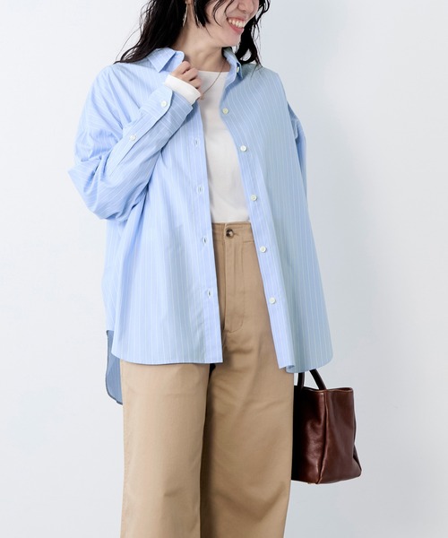 MICA&DEAL(マイカ&ディール)の「ショートニットTシャツ(ニット/セーター・レディース・アイボリー/オフホワイト/グレー/ネイビー・FREE)」の10枚目の写真