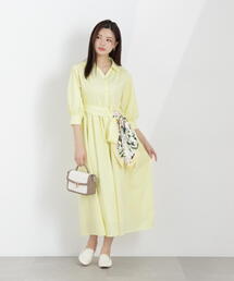 PROPORTION BODY DRESSING | リボン付きシャツワンピース / 1216140312(ワンピース)