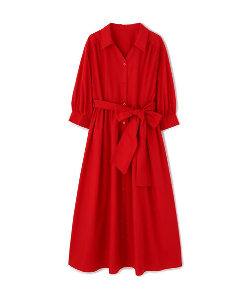 PROPORTION BODY DRESSING（プロポーションボディドレッシング）の「リボン付きシャツワンピース / 1216140312（ワンピース・レディース・ネイビー/イエロー/レッド/ブルー・MEDIUM/P/S）」の16枚目の写真