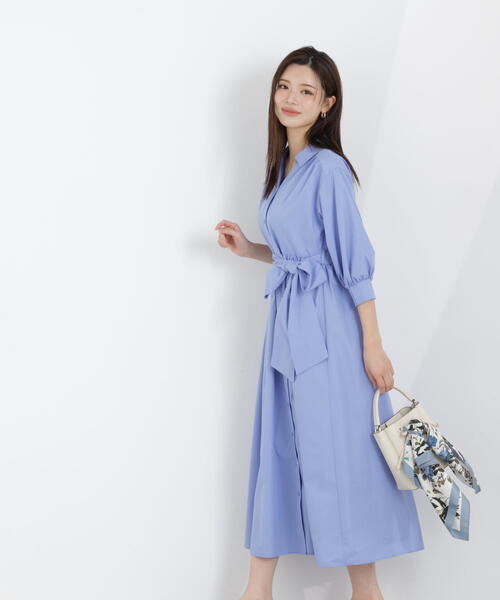 PROPORTION BODY DRESSING（プロポーションボディドレッシング）の「リボン付きシャツワンピース / 1216140312（ワンピース・レディース・ネイビー/イエロー/レッド/ブルー・MEDIUM/P/S）」の14枚目の写真