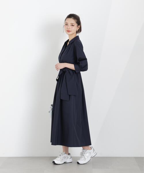 PROPORTION BODY DRESSING(プロポーションボディドレッシング)の「リボン付きシャツワンピース / 1216140312(ワンピース・レディース・ネイビー/イエロー/レッド/ブルー・MEDIUM/P/S)」の10枚目の写真