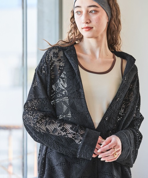 GEORGE'S（ジョージズ）の「アソートリンガータンク（タンクトップ・レディース・クリーム/オフホワイト/ブラック/レッド・FREE）」の5枚目の写真